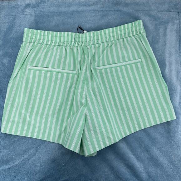 Zara Cotton Stripe Green Boxer Shorts - Picture 4 of 7